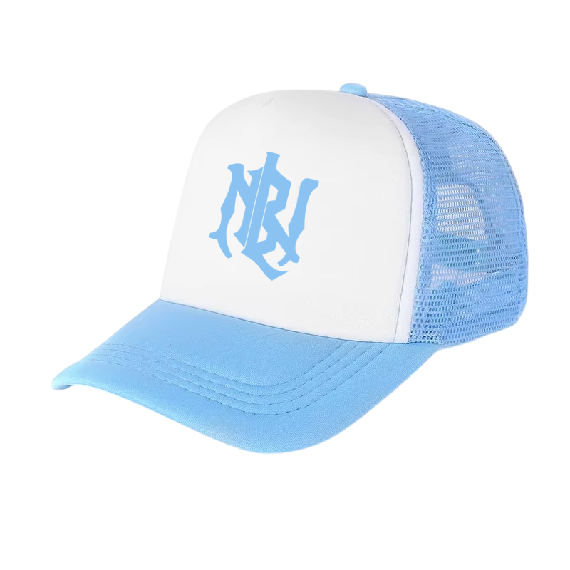 Casquette NBL WRLD Bleu Ciel Blanc