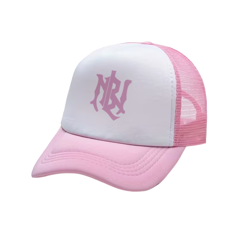 Casquette NBL WRLD Rose Blanc